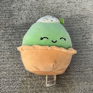 Squishmallows Green and Tan Cupcake Plush